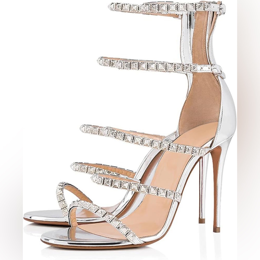 CHRISTIAN LOUBOUTIN
Forever Girl 100 Red Sole Sandals - Picture 2 of 7